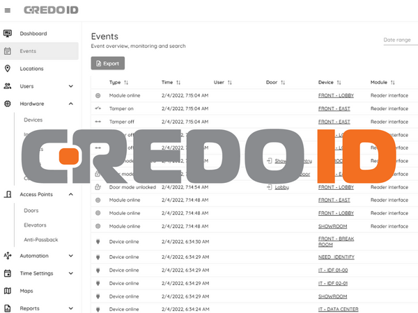CredoID 100 reader license pack